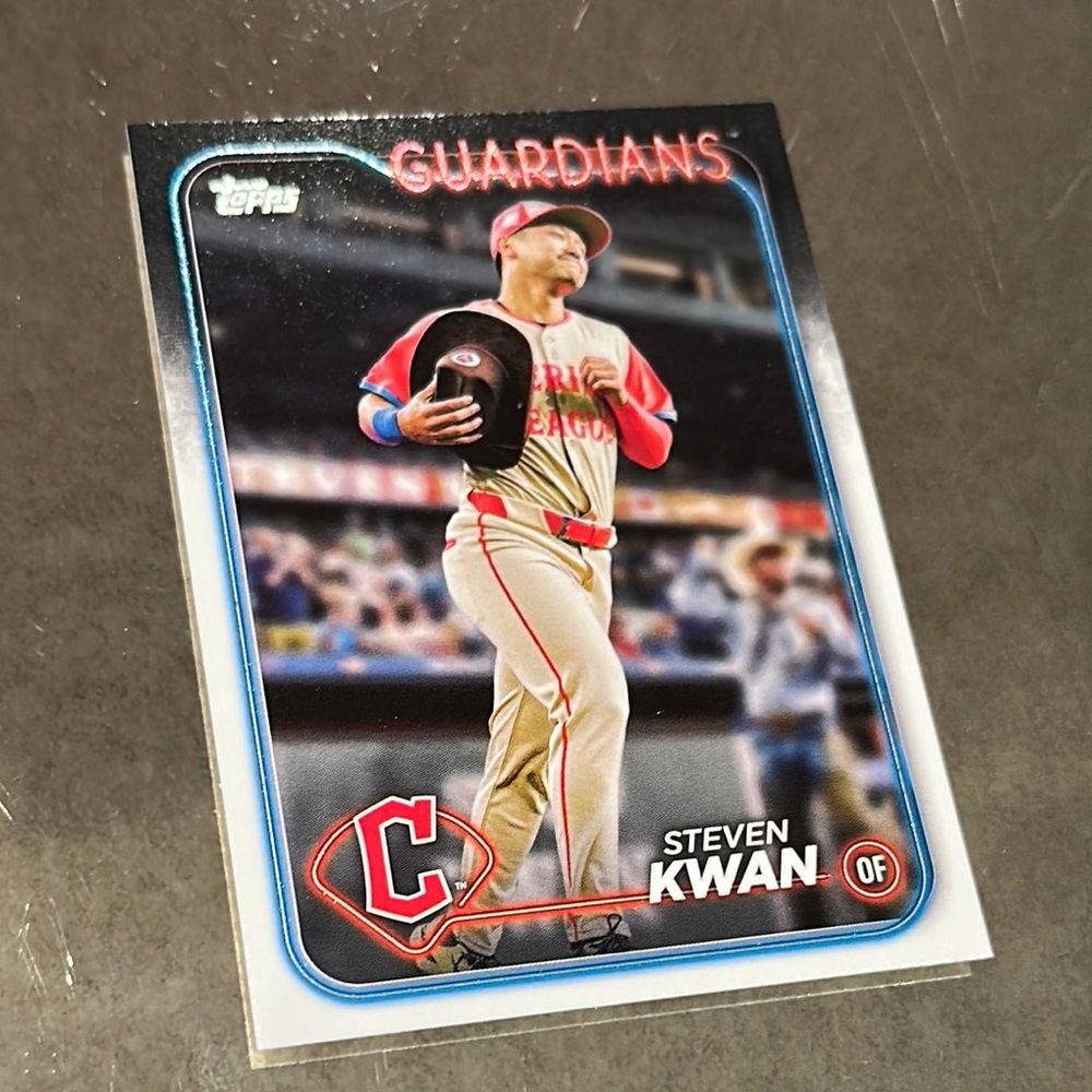 Topps Guardians Card with Red and Cream Uniform